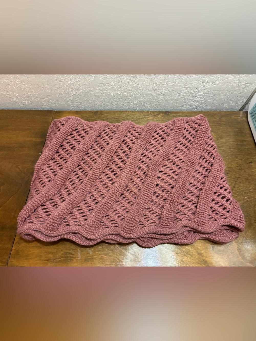 Dusty Pink Infinity Scarf - Picture 2 of 3